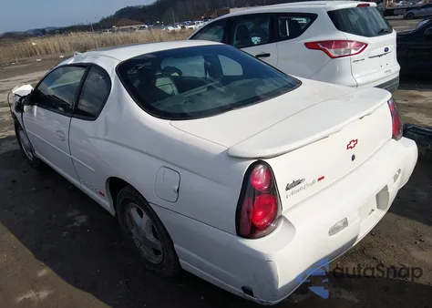 2002 Chevrolet Monte Carlo Ss z USA, uszkodzony, nr VIN 2G1WX15KX29152391